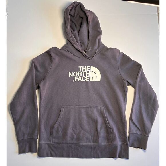 North Face Women's Half Dome Pullover Hoodie Size Medium Lunar Slate Lavender - Picture 4 of 11